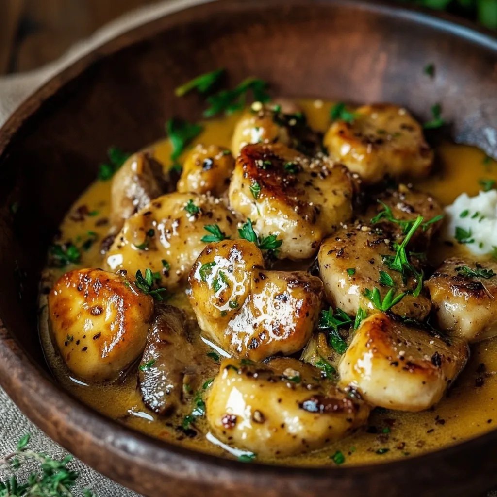 Schnelles Honig Senf Hähnchen mit Reis