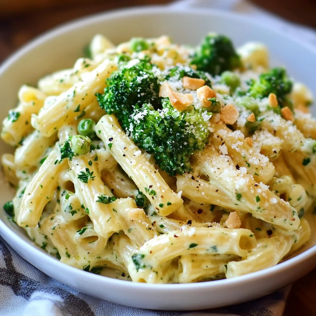 Cremige Nudeln mit Brokkoli