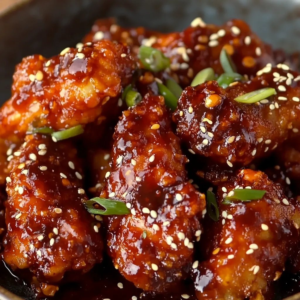 Würziges Koreanisches Fried Chicken aus dem Air Fryer