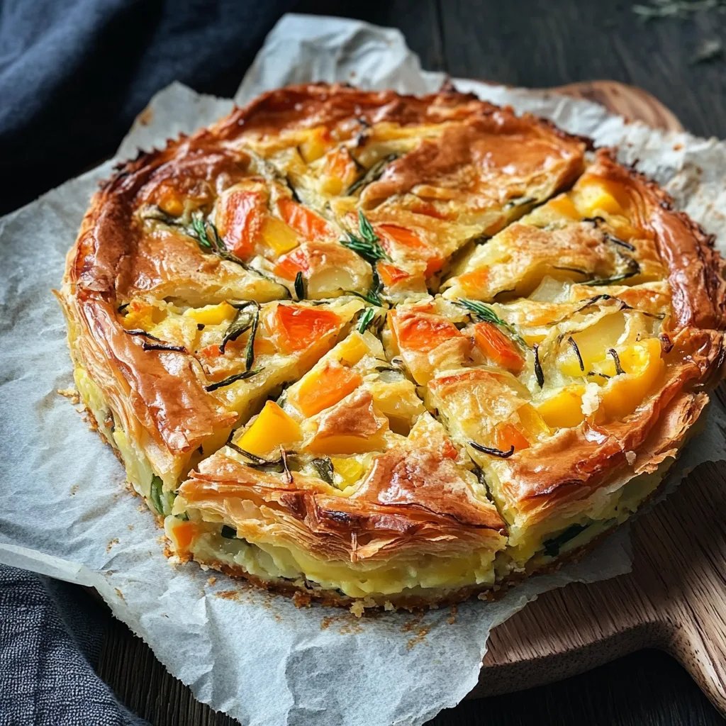 Gemüse-Kartoffel-Kuchen