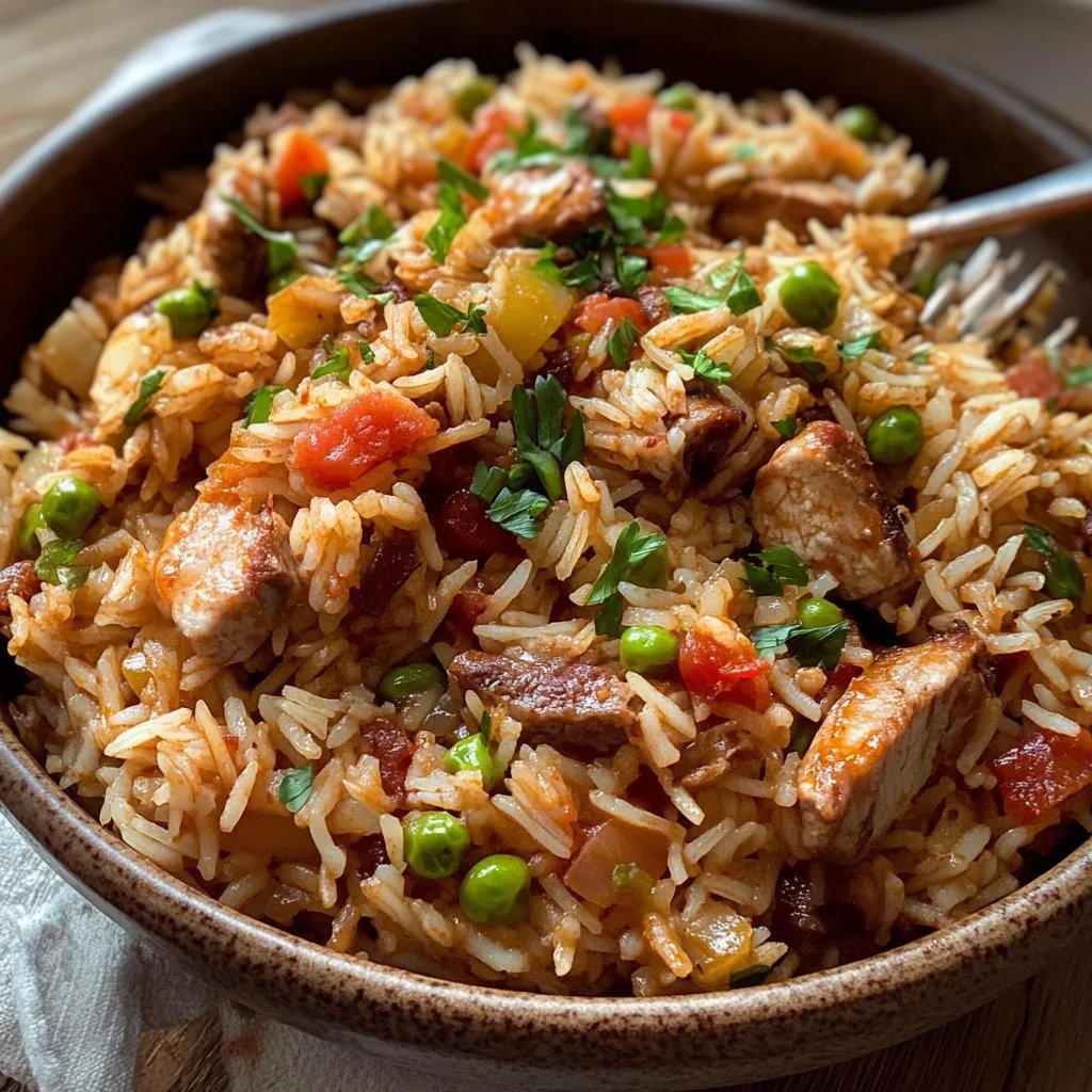 Serbischer Reis mit Fleisch