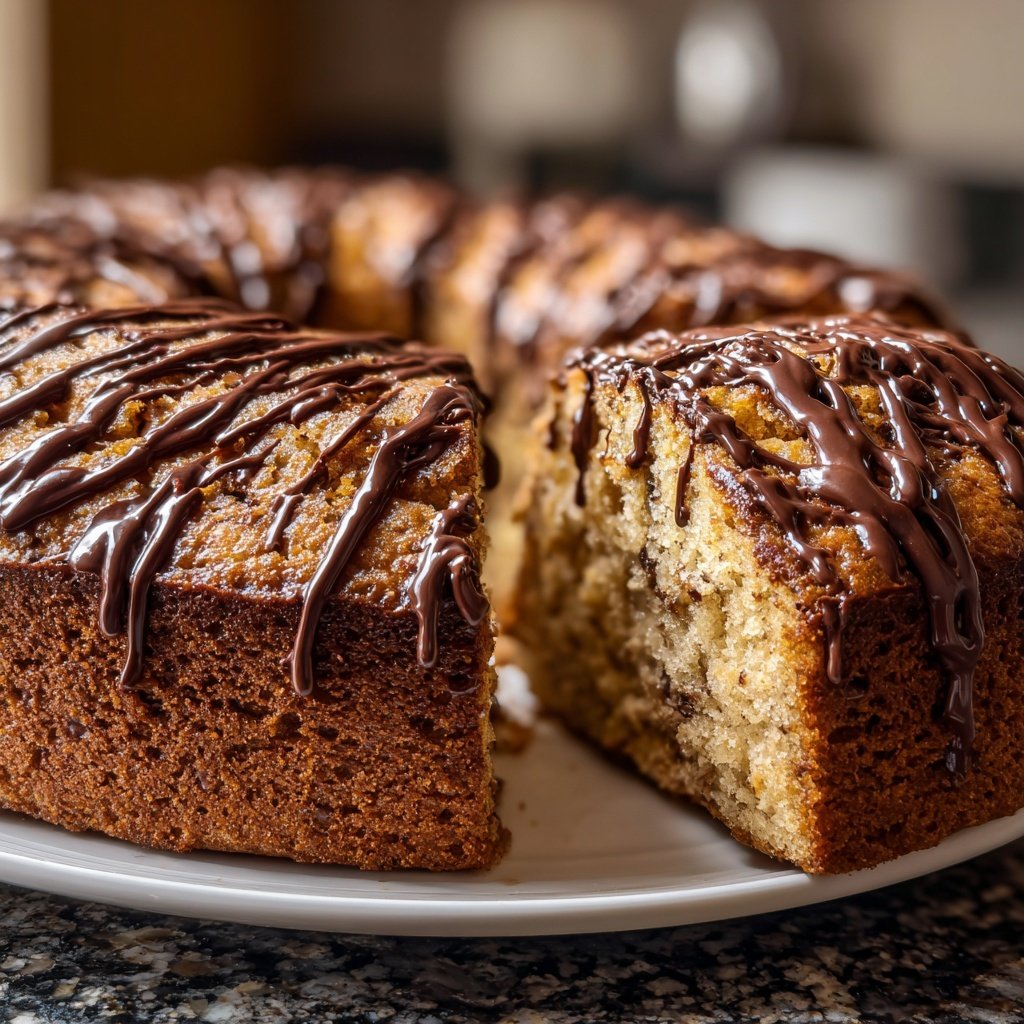 Bananenkuchen mit Kakao