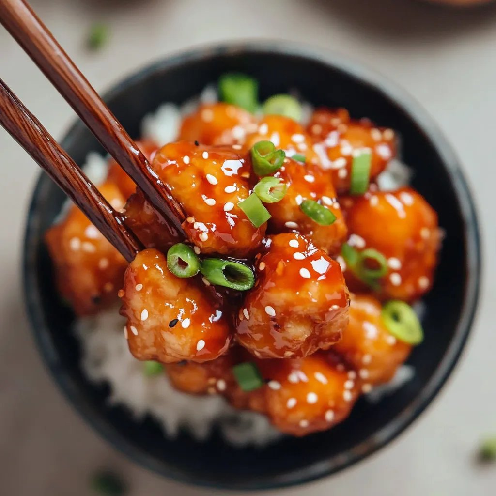 Einfaches Honig-Sesam-Hähnchen